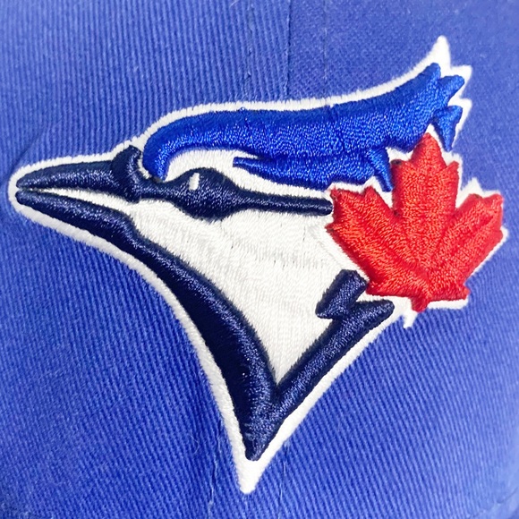 New Era 9 Forty Toronto Blue Jays Embroidered Baseball Cap Back Velcro Clodure - Picture 6 of 11